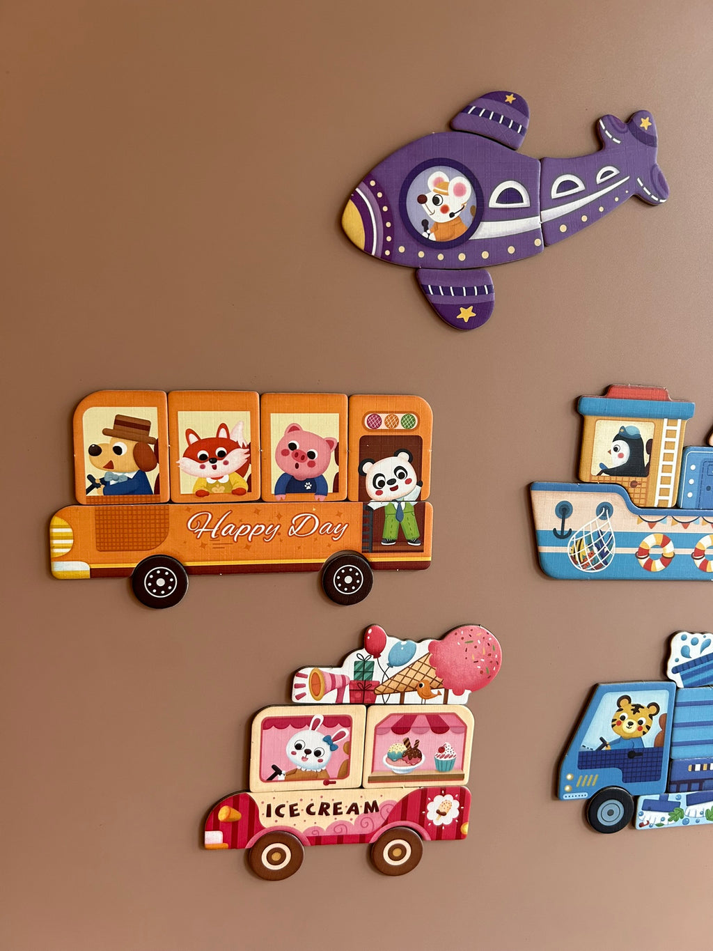 47pcs Traffic Magnets