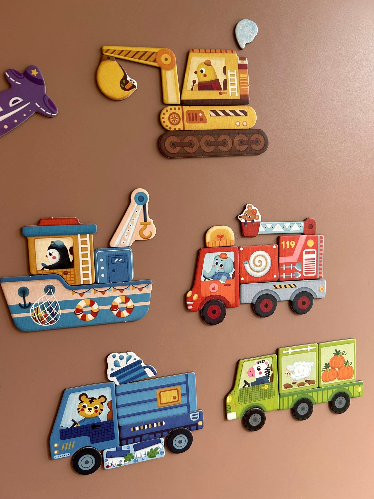 47pcs Verkehrsmagnete