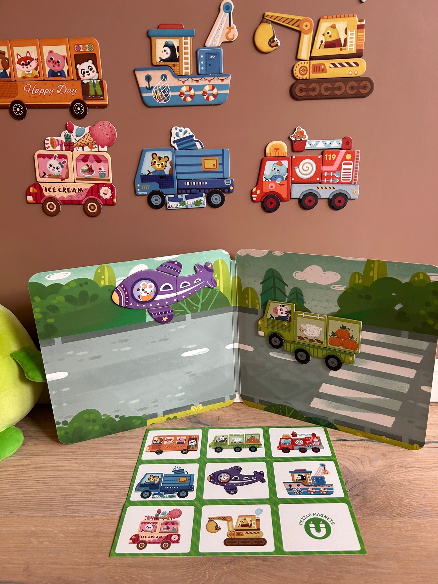 47pcs Verkehrsmagnete