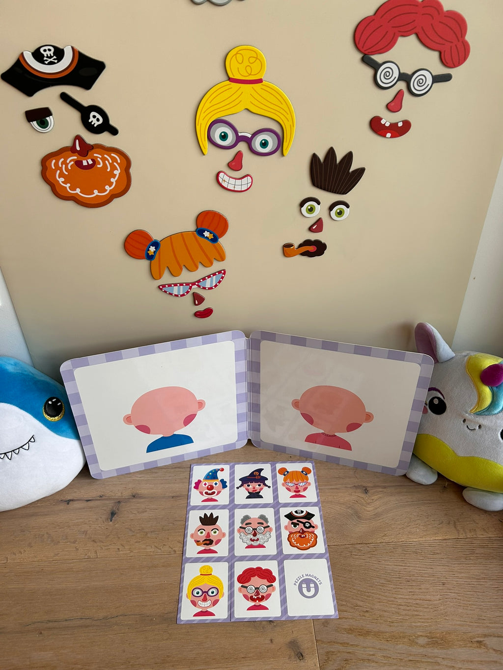 39pcs Expression changing magnets