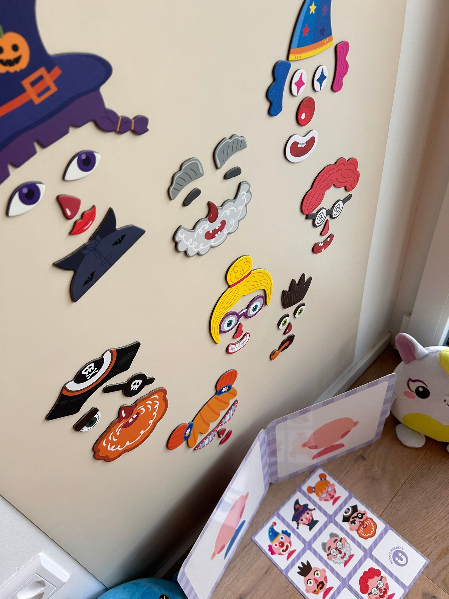 39-teiliges Set ausdrucksverändernder Magnete