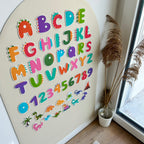 Dinosaur Alphabet & Number Magnets (49pcs)