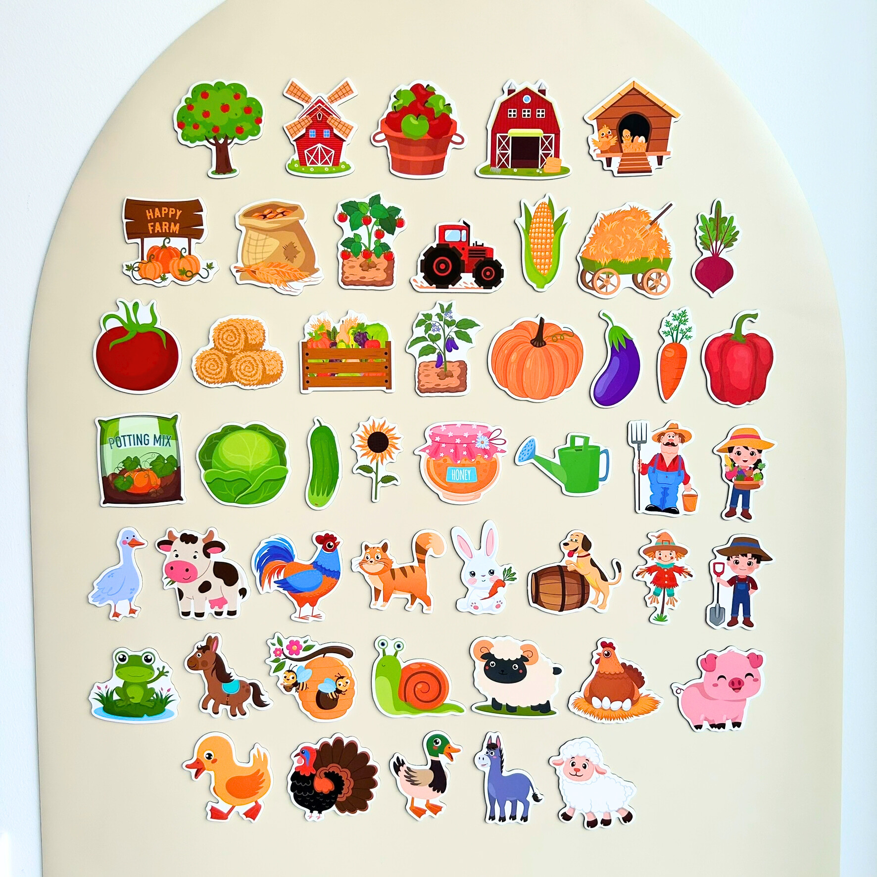 Farm Magnets (48pcs)
