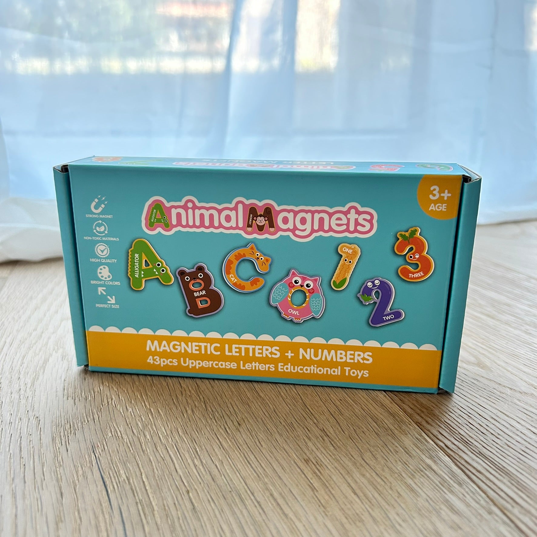 43 Stk. Buchstaben- und Zahlenmagnete