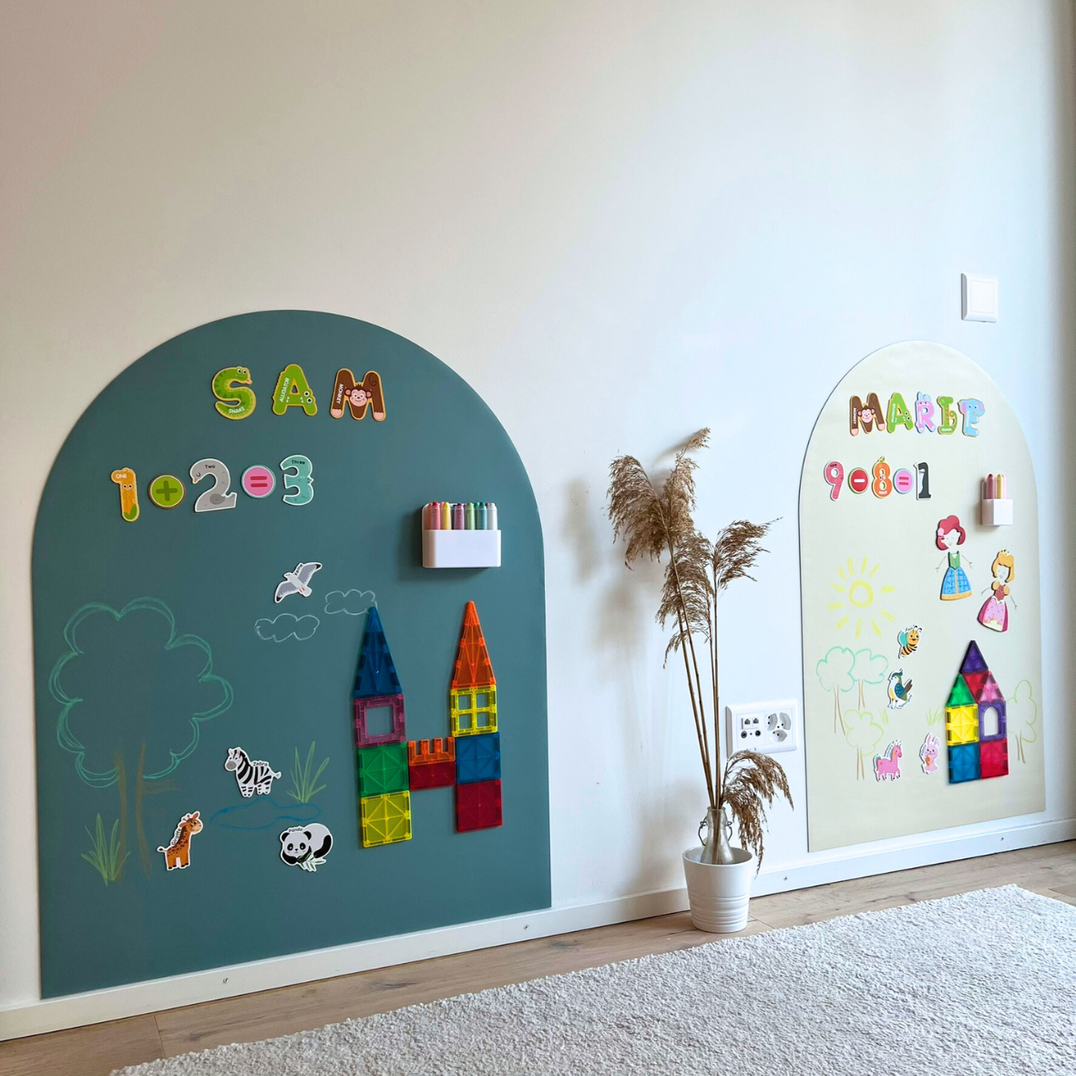 Magnetische Wandtafel (60x95 cm)