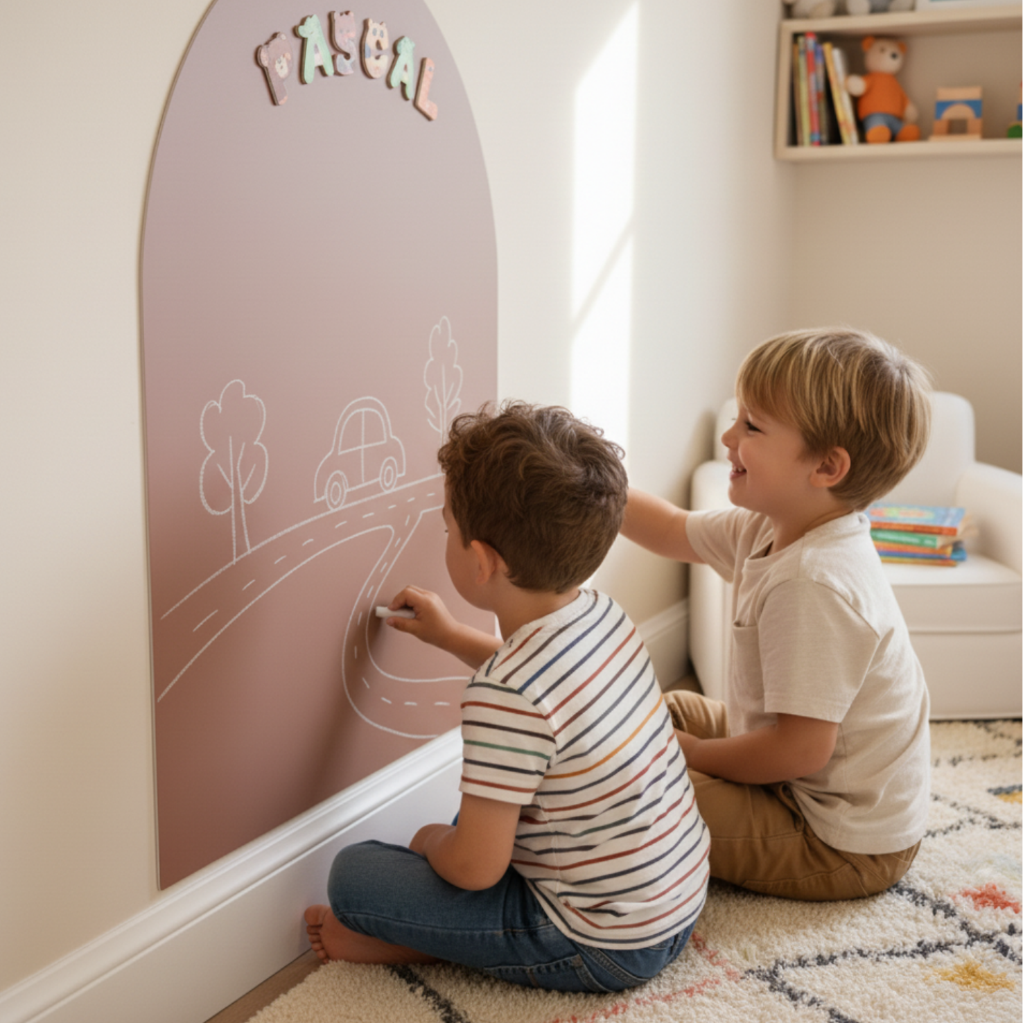 Magnetische Wandtafel (60x95 cm)